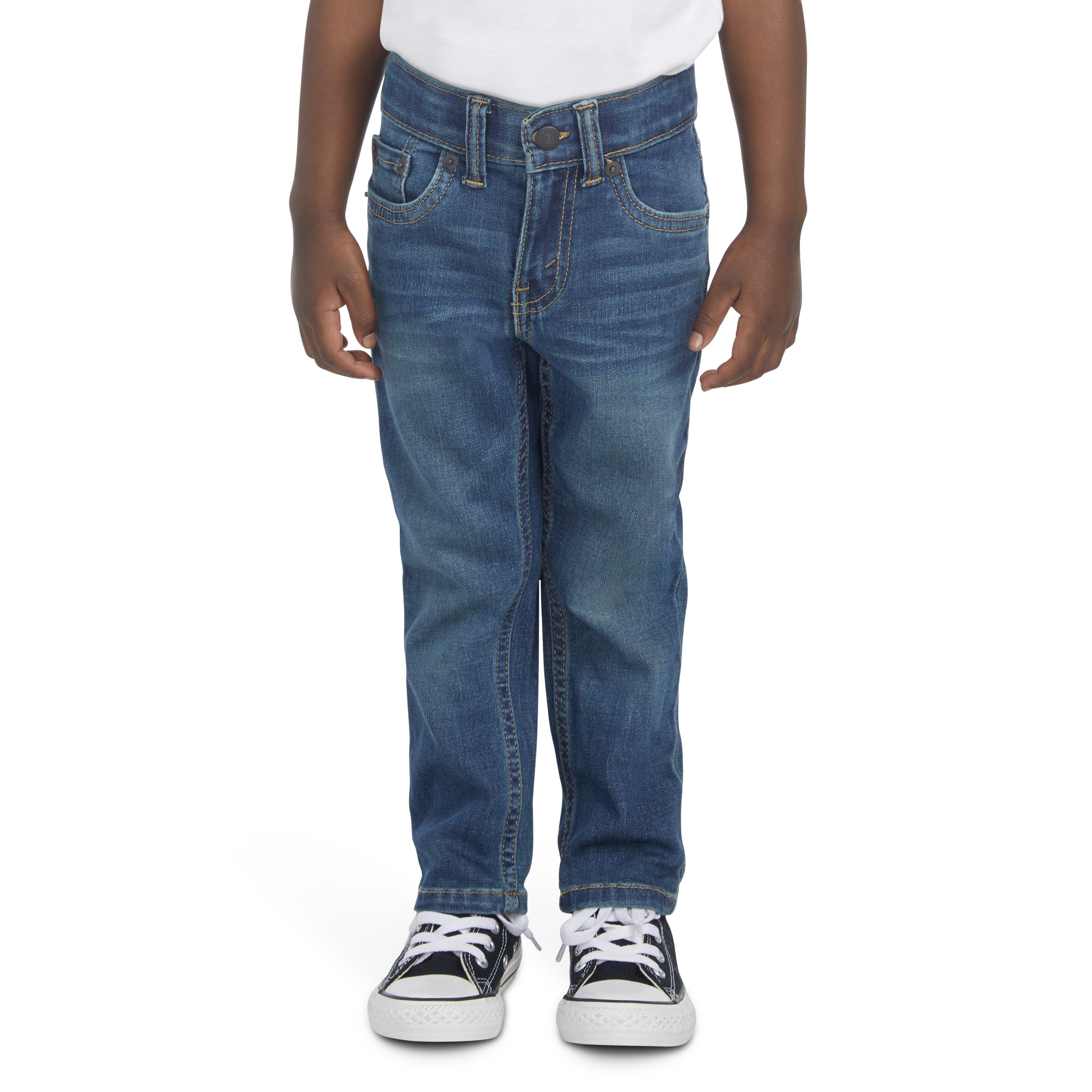 Levi's Toddler Boys' 511 Eco-Soft Performance Slim Fit Med Wash Evans Blue Denim Jeans - EVANS BLUE
